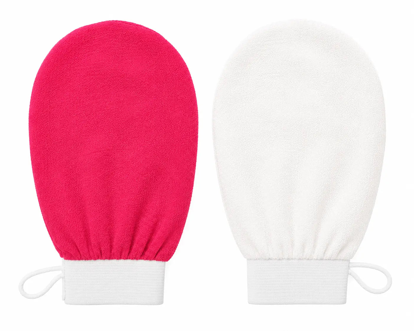 MEXA Exfoliating Shower Glove | Reusable Body Scrub Mitt for Deep Skin Exfoliation