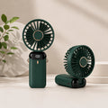 Portable Rechargeable Mini Fan with LED Display, 5-Speed & Foldable Design | For Home, Office, Outdoor, Travel & Kids